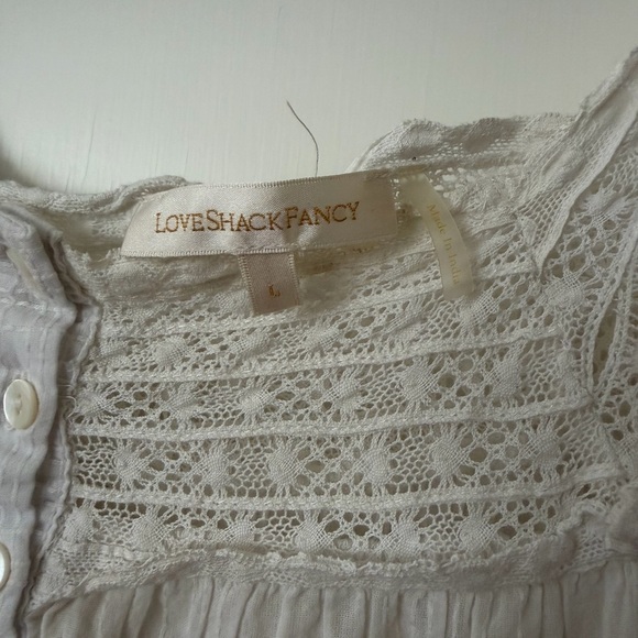 LoveShackFancy Bentley Floral Lace Dress - Picture 5 of 5